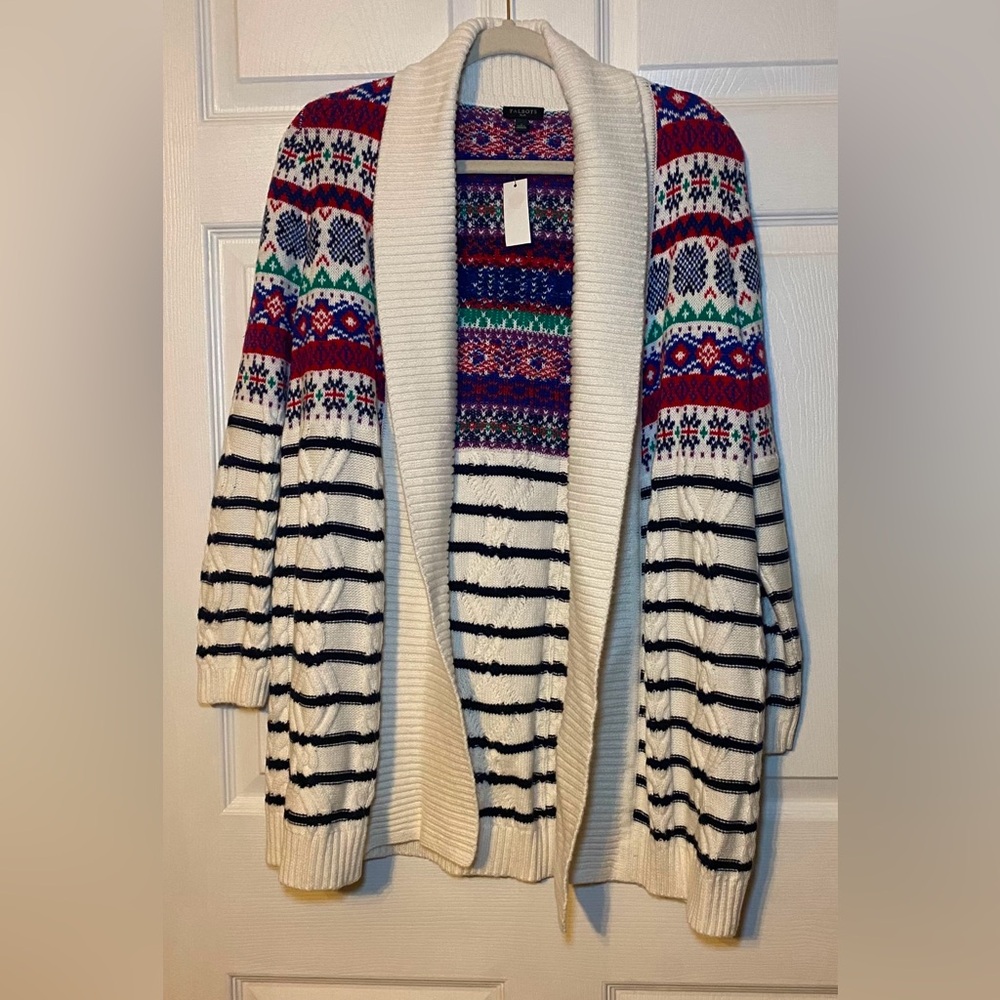 Talbots Open Front Cardigan Size X